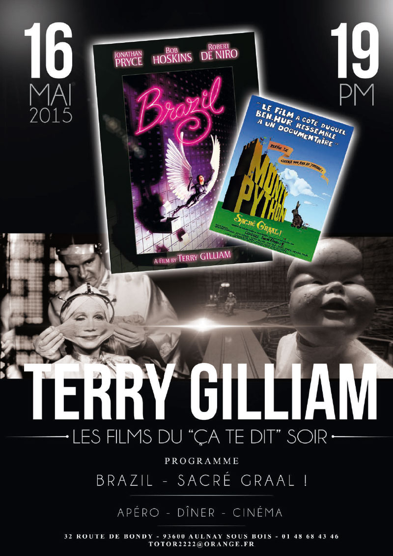 Infographiste Indépendant, création d'affiches de films, cinéma de Terry Gilliam