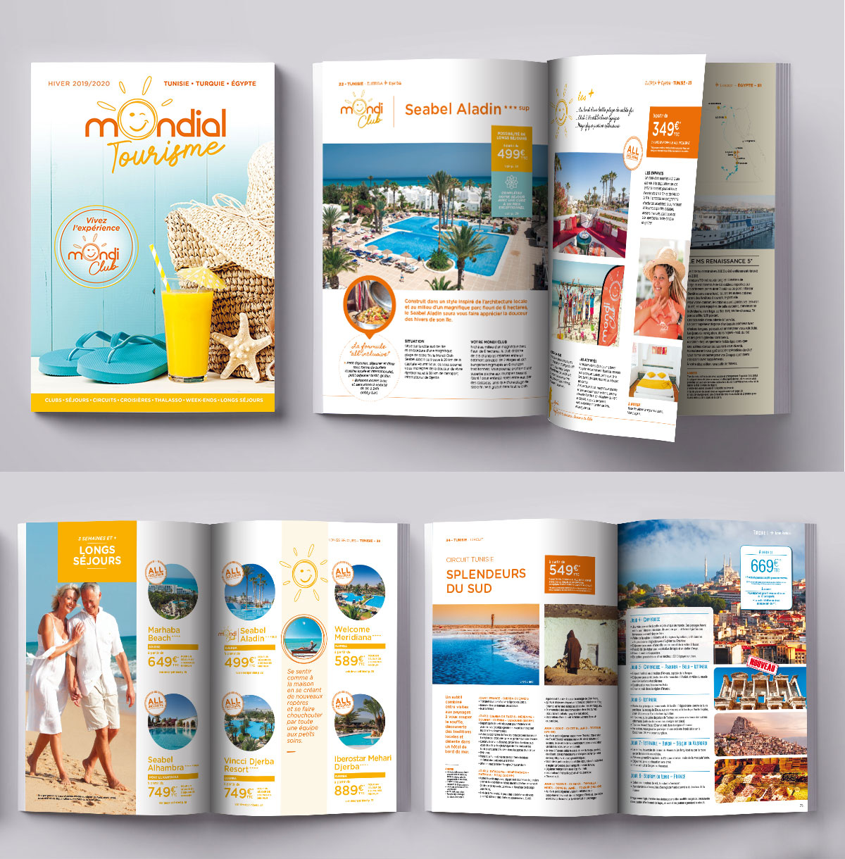 Infographiste indépendant, création et mise en page de catalogues tourisme
