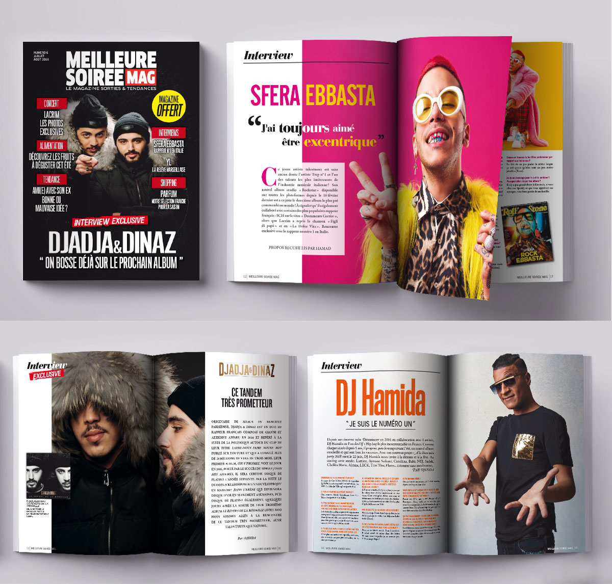 Infographiste indépendant, création et  mise en page de magazines sur le rap
